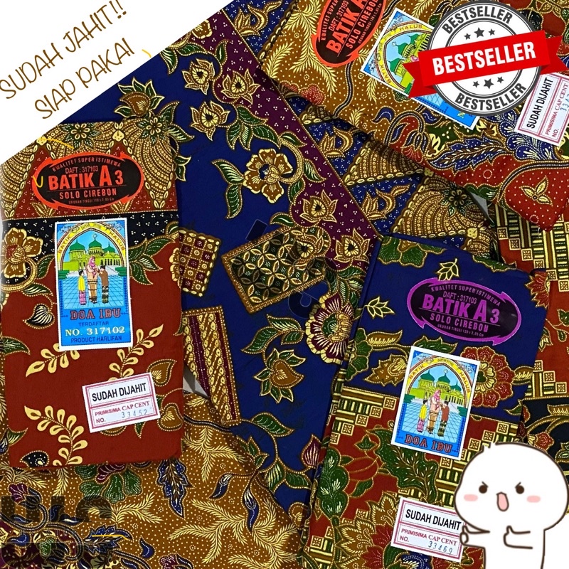 [READY] Batik DOA IBU ORIGINAL 100% asli katun sudah jahit