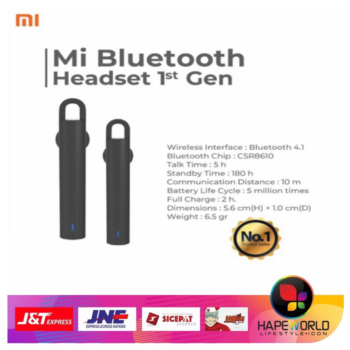 BLUETOOTH HEADSET XIAOMI - XIAOMI BLT HEADSET - LYEJ01LM - ORIGINAL