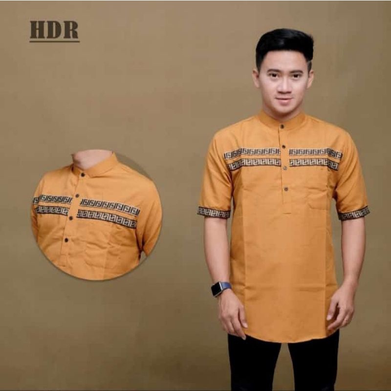 [PREMIUM] FF Kurta Lengan Pendek Bahan Toyobo (M L XL XXL)