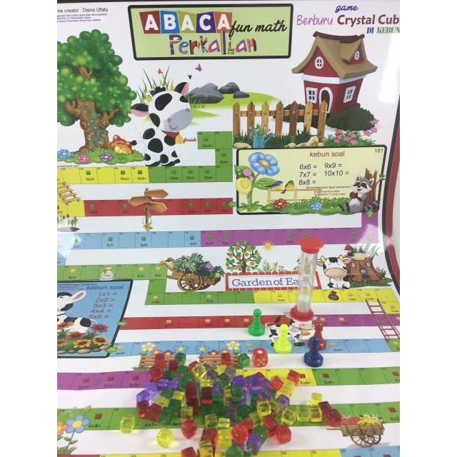 Mainan Edukasi ABACA Fun Math - Game Perkalian
