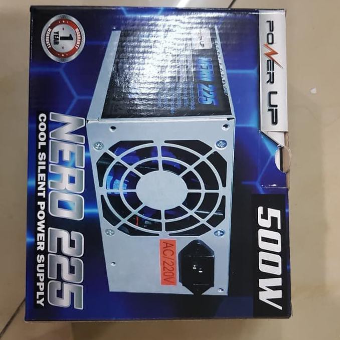 POWER SUPPLY 500WATT POWER UP NERO 225 POWER SUPPLY PC