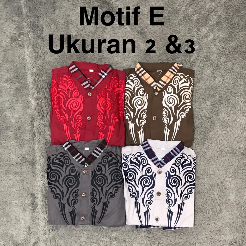 SARKOCI Anak / Baju Muslim Anak Usia 1-5 tahun