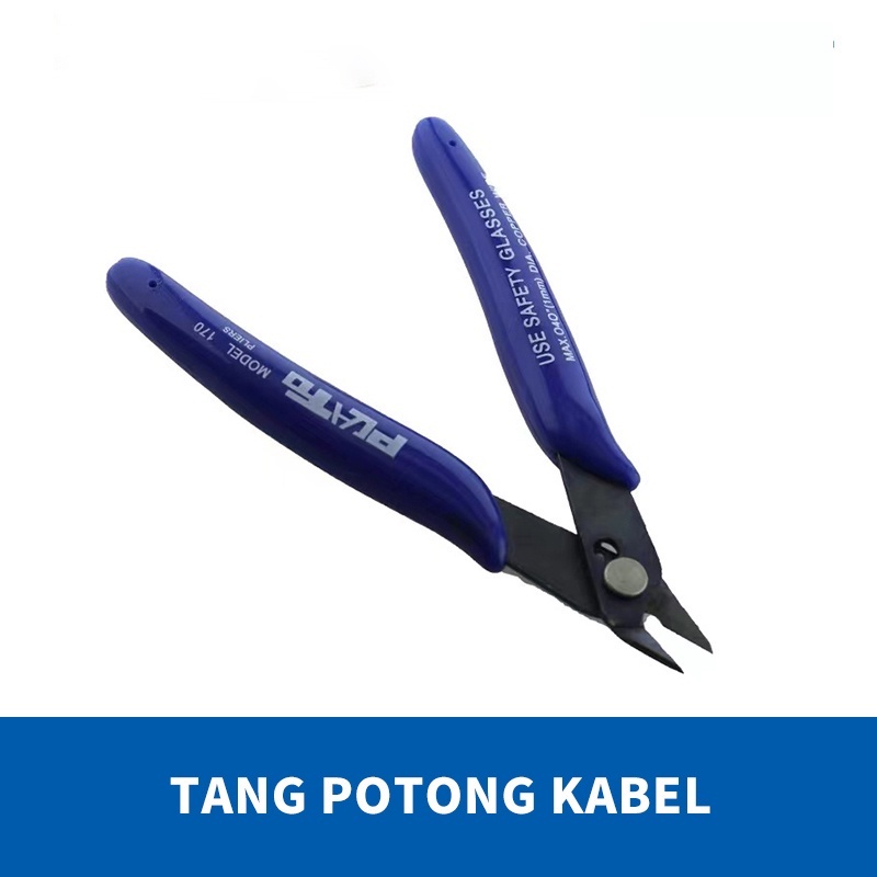 Tang Potong Kabel / Alat Pemotong Kabel / Peralatan Pekakas Rumah / Tang Potong Piatc 5inch (mikro nipper with soft spring)