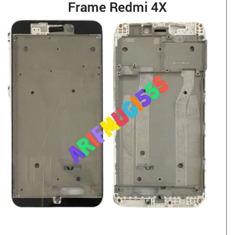 FRAME LCD TULANG LCD TATAKAN LCD BAZZEL BEZEL XIAOMI REDMI 4X ORIGINAL