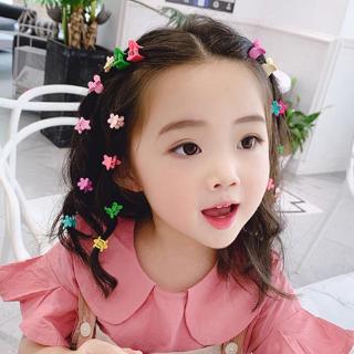 20pcs Jepit  Rambut  Mini Model Cakar Warna  Warni  Untuk Anak 