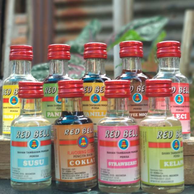 

Pewarna dan Aroma Red Bell Essence 30ml