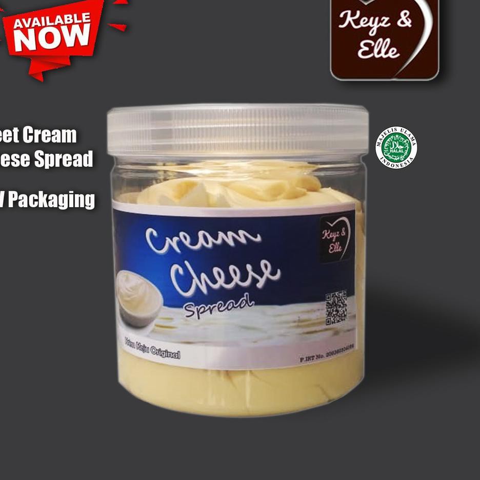 

-47 cream Cheese Spread Keyz and Elle 500gr (krim keju keyz and elle) ^