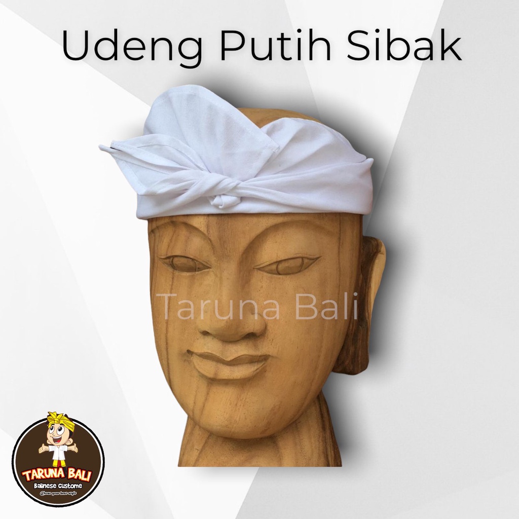 Udeng Putih Polos Sibak