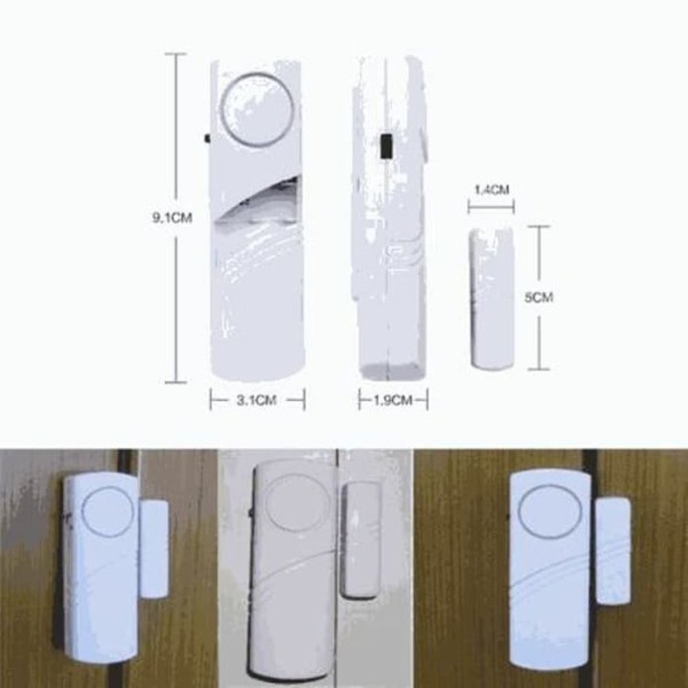 Alarm Jendela YL-333 Window Entry Alarm Wireless Alarm Anti Maling