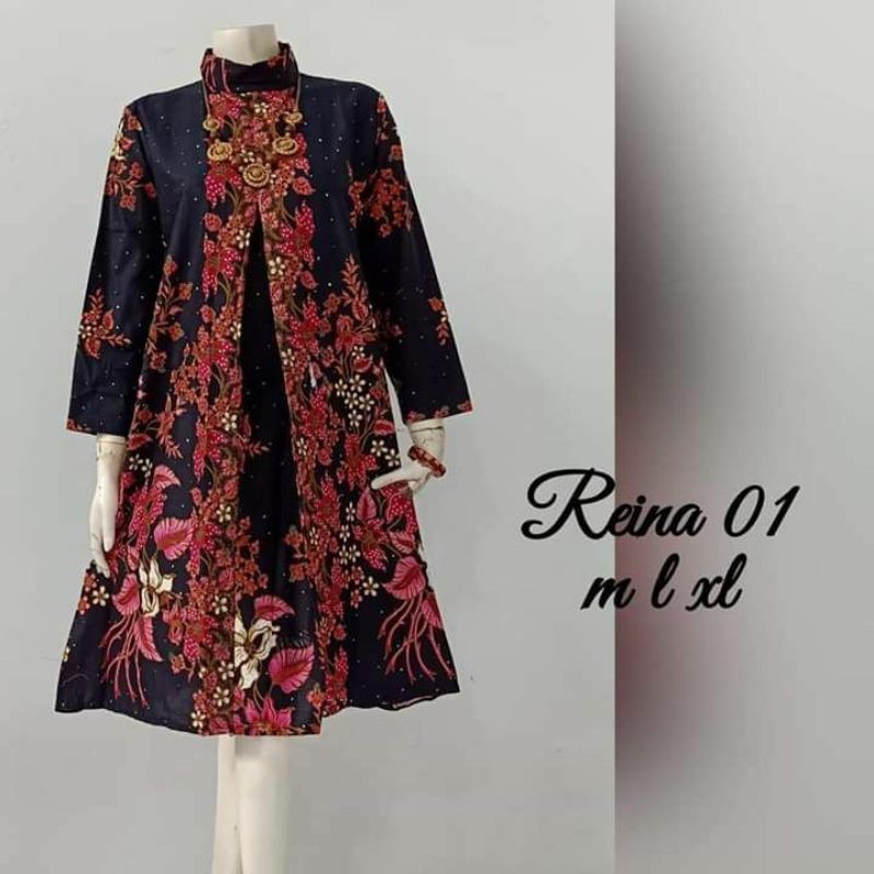 Grosir laris GENES JELITA TUNIC NAVBOR YELBOR WHITBOR CREAMBOR