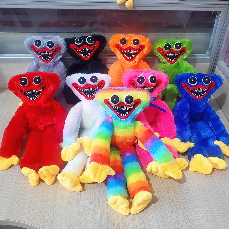 [40 CM] Boneka Huggy Wuggy GamePlay Time Mainan Boneka Stuffed Plush Doll Hadiah Natal
