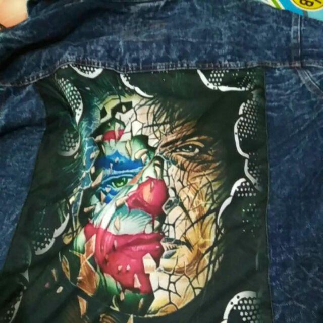 Jaket Jeans Brutalists Motif Gsmbsr