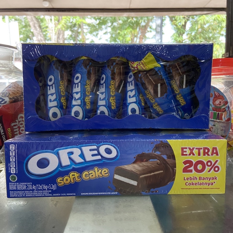 

Mondelez Oreo Soft Cake Bolu Cokelat 12x16gr