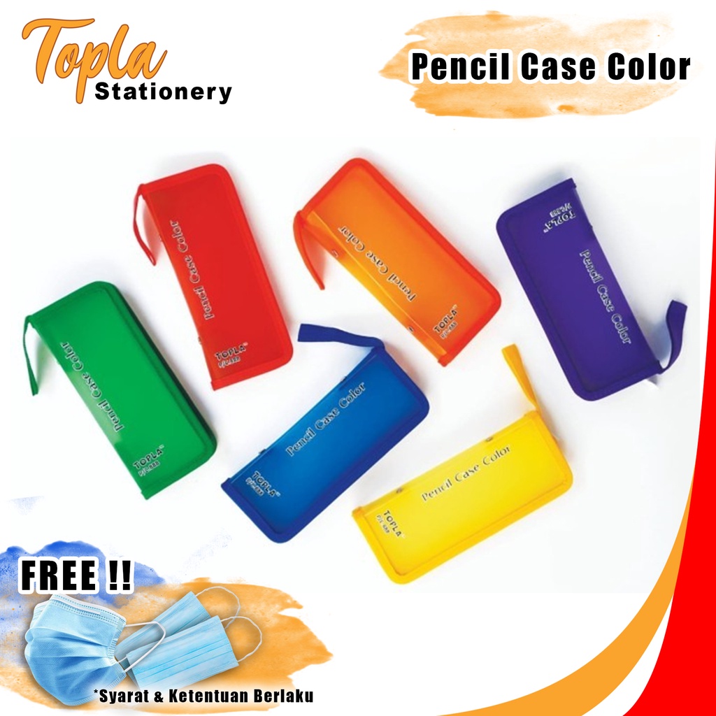 

Kotak Tempat Pensil Pencil Case Tempat Pensil Colour Topla ZPC 888