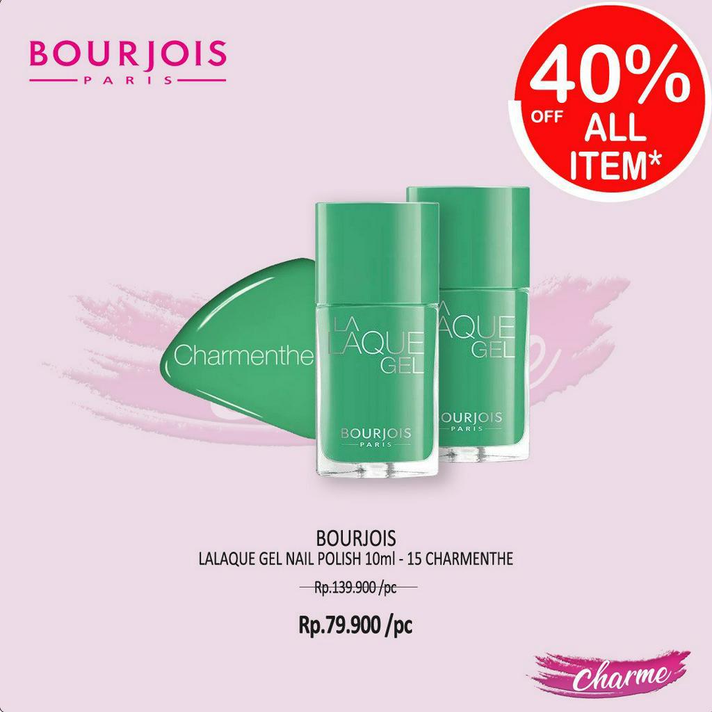 (READY &amp; ORI) Bourjois La Laque Gel Nail Polish 10ml