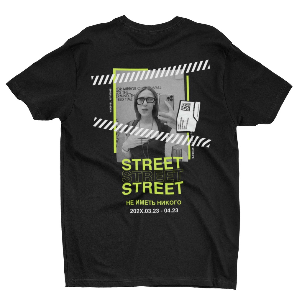 Kaos Baju Custom Foto Desain Aesthetic STREET / Kaos Bucin Viral / Sablon Foto Satuan Kaos Design Se