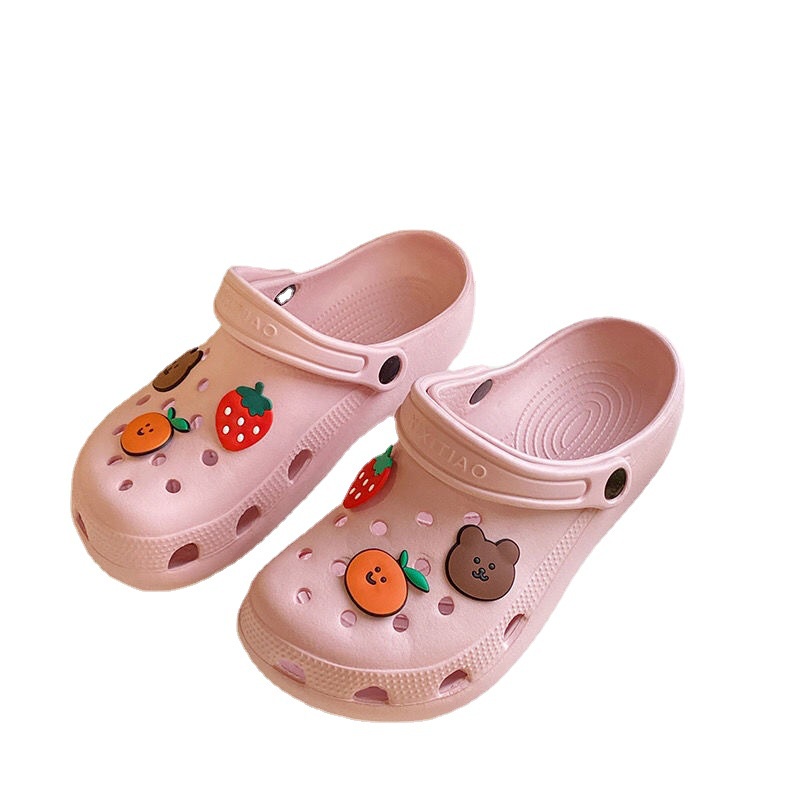 ♫ Megata ♫ SJ005 Sandal EVA Slop Wanita Free Stiker Boneka Sendal Import Fashion Korea Rubber Empuk Limitless