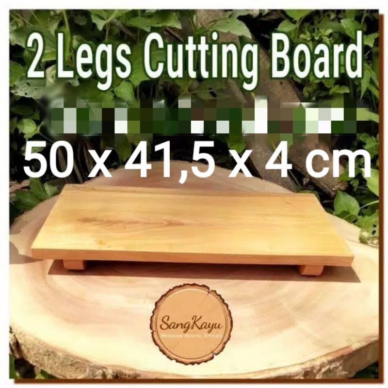 Wooden Cutting Board 50x41,5x4 cm Talenan kayu chopping board