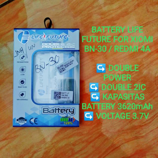 Baterai Xiomi BN30/ Redmi4A Life Future