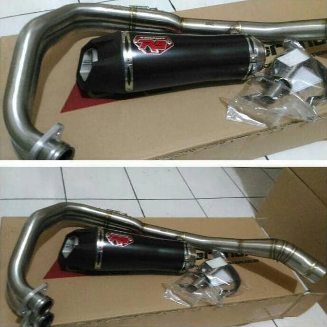 knalpot r9 alpha series yamaha r25/knalpot r9 alpha mt25 original