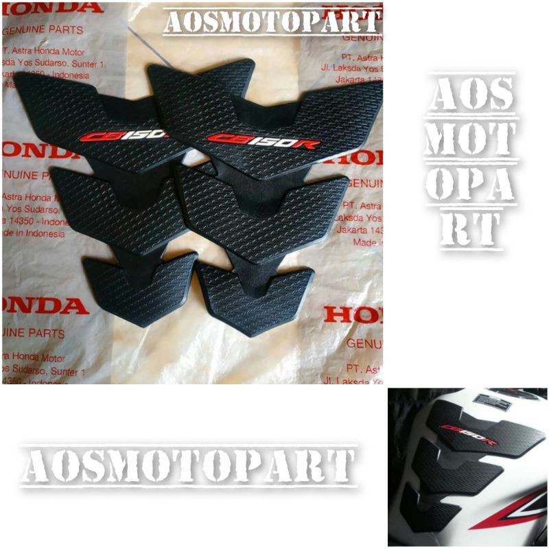 tank pad tankpad new cb 150 r LED fire dan CB 150 R lama aksesoris ORI HONDA pelindung tangki