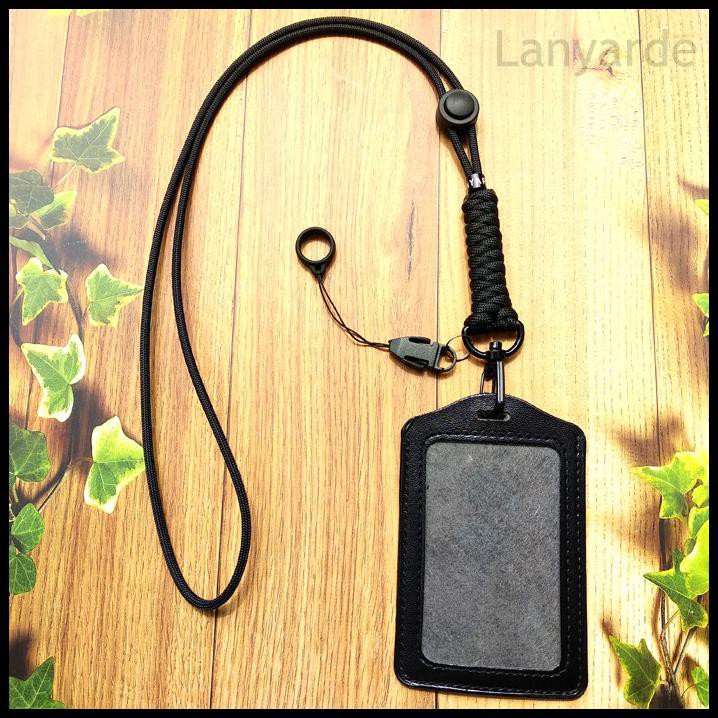 (4257) Lanyard Fishtail Name Tag Id Card Holder Tali Leher Kartu