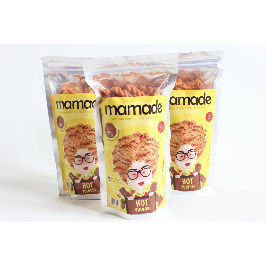 

Mamade - Makaroni Homemade - Makaroni Spiral - Cemilan / Snack - Netto 160 Gram