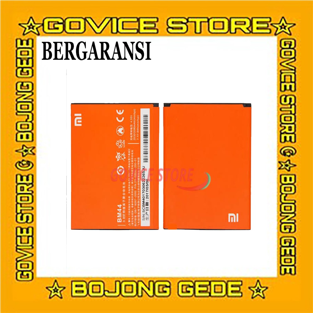 BATRAI XIAOMI BATRE XIAOMI BATERAI XIAOMI BM44/REDMI 2/REDMI 2PRIME ORI 100%