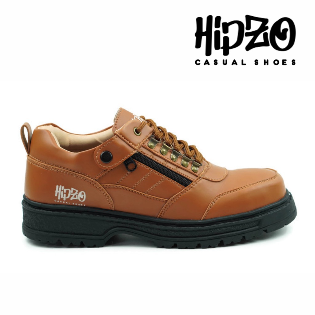 Sepatu Pria Safety Ujung Besi Hipzo M041 Original 100% Untuk Pria Kerja Proyek Image 7