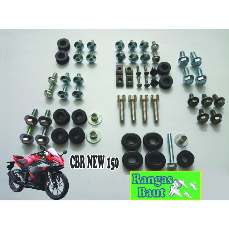 baut body full set honda CBR 150NEW/full set baut body yamaha CBR 150R NEW