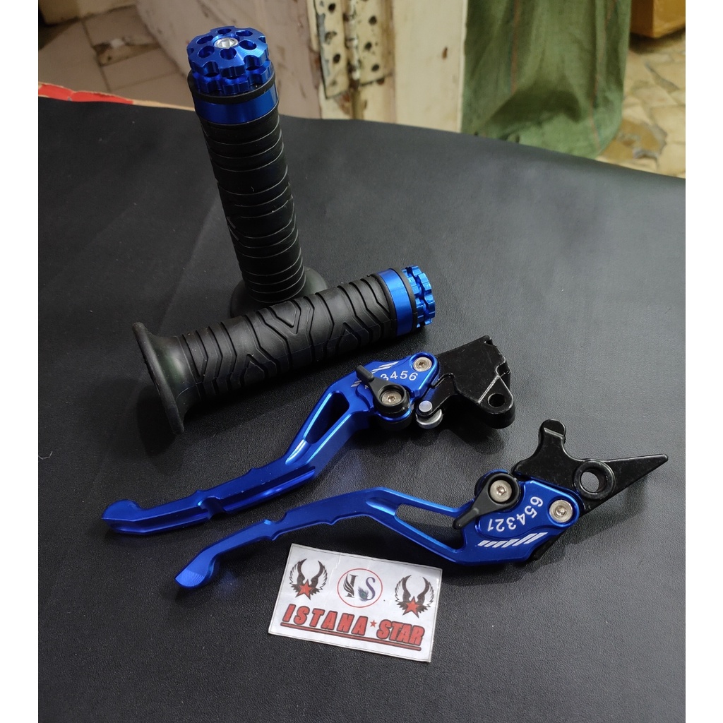 Handle Handel Rem Beat Karbu,Beat Fi 2012-2014,Beat Fi Esp (Non ABS) Vario 110 Karbu, Vario Techno 125 Karbu No Combie Brake 1 SET + GRIP