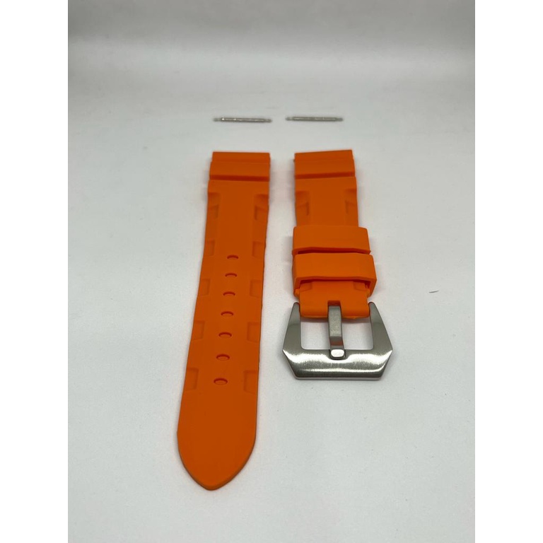 STRAP PANERAI / TALI JAM PANERAI 22mm 24mm STRAP UNIVERSAL  Silicone Rubber LUMINOR PANERAI  Color silikon karet Strap kulit silikon premium Amazfit samsung Xiaomi band