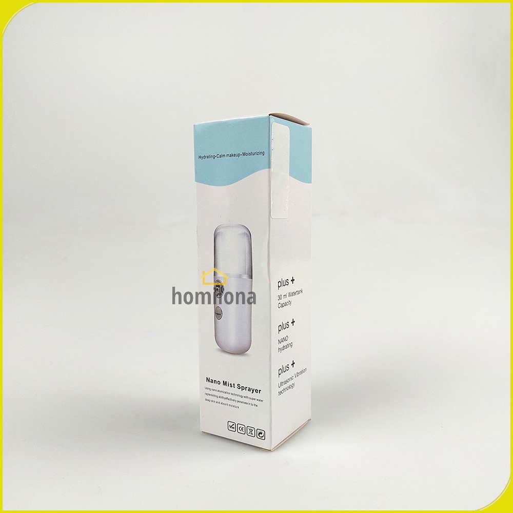 Humidifier Nano Mist Sprayer Moisturizer 30ml USB - Vinkkatory W718B - White