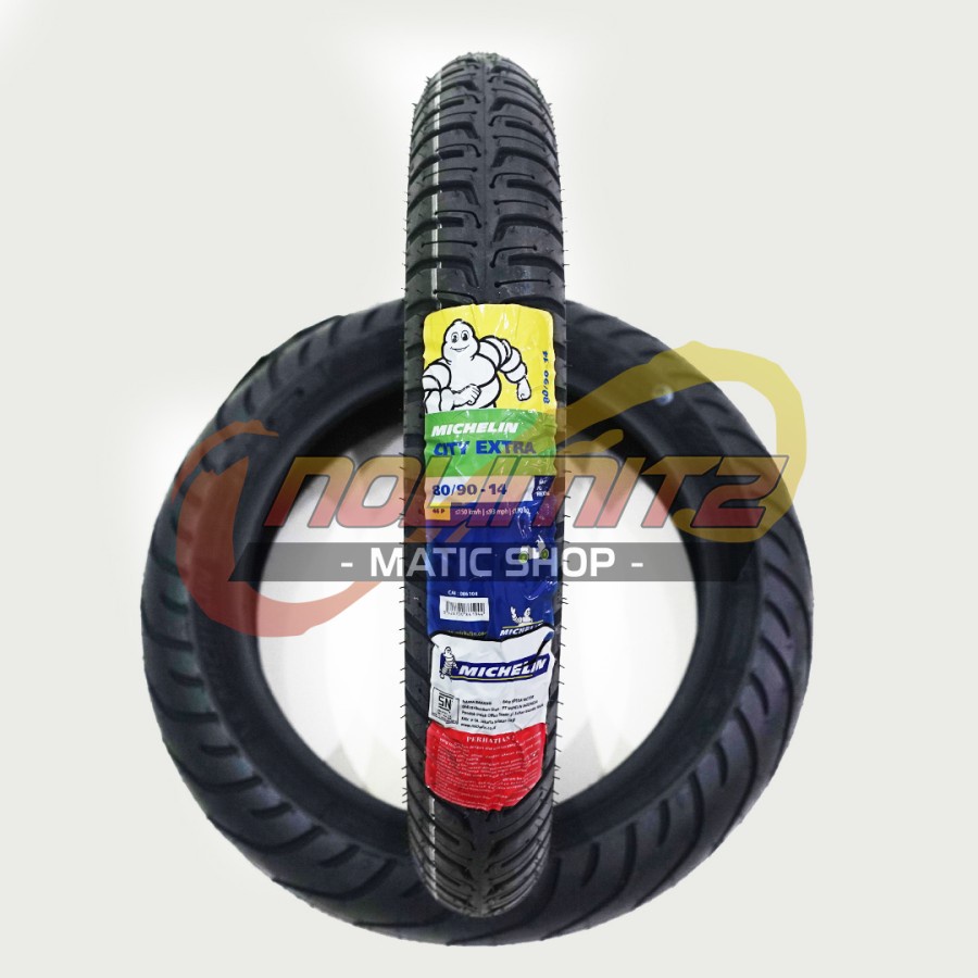 Ban Motor Tubeless Michelin City Extra 80/90 - 14 Vario Beat Scoopy