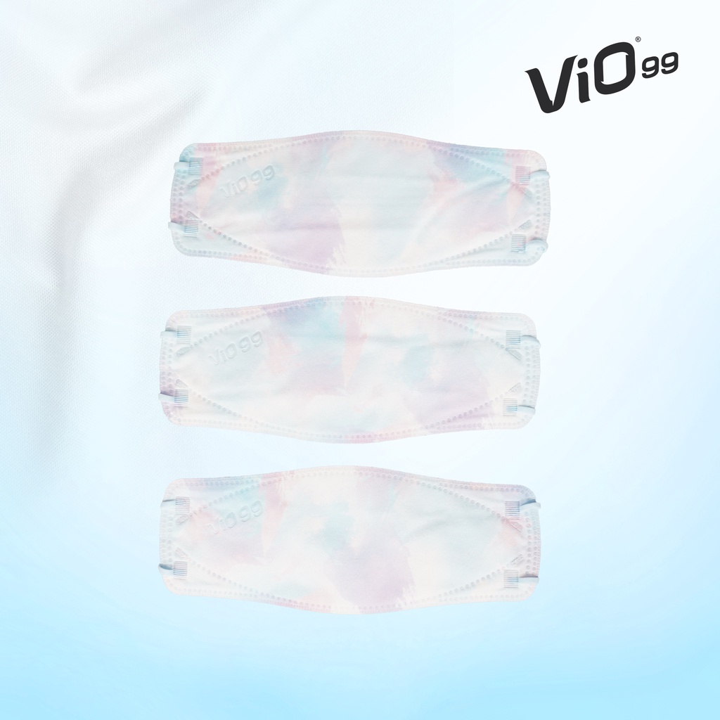 Vio - VF99 Mask '3S 4 Ply Earloop Cloud masker medis Tie dye filtrasi 99%