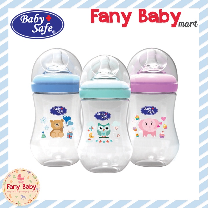 BABY SAFE WIDE NECK BOTTLE SET 3 PCS /WNS