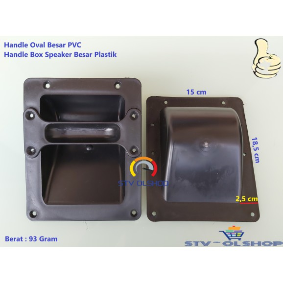 Handle Besar Box Speaker PVC / Handle Salon Besar Plastik