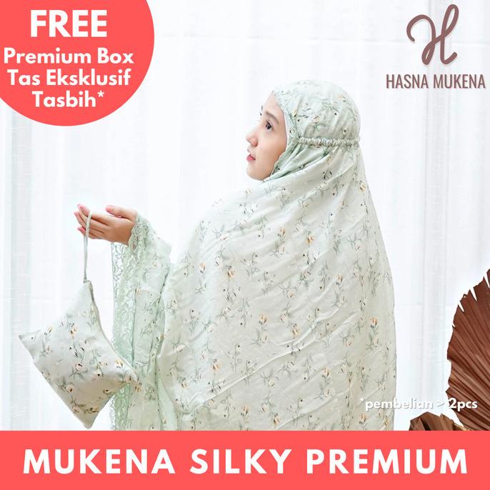 Mukena Silky Premium Free Tas & Box
