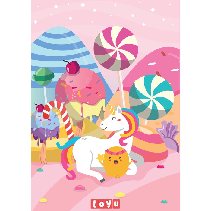 

[RESTOCK] Buku Tulis Diary Notebook Agenda Planner Sekolah Anak Gambar Murah - Unicorn Candy
