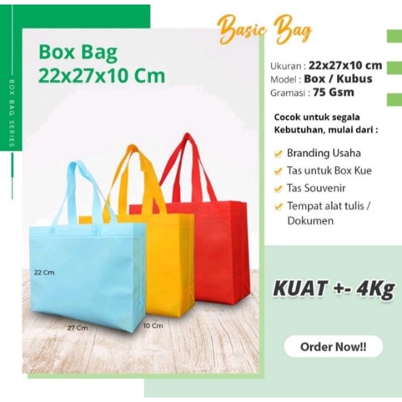 

TAS HL-B SPUNBOND 22X27X10 POLOS | TAS SOUVENIR | TAS BINGKISAN