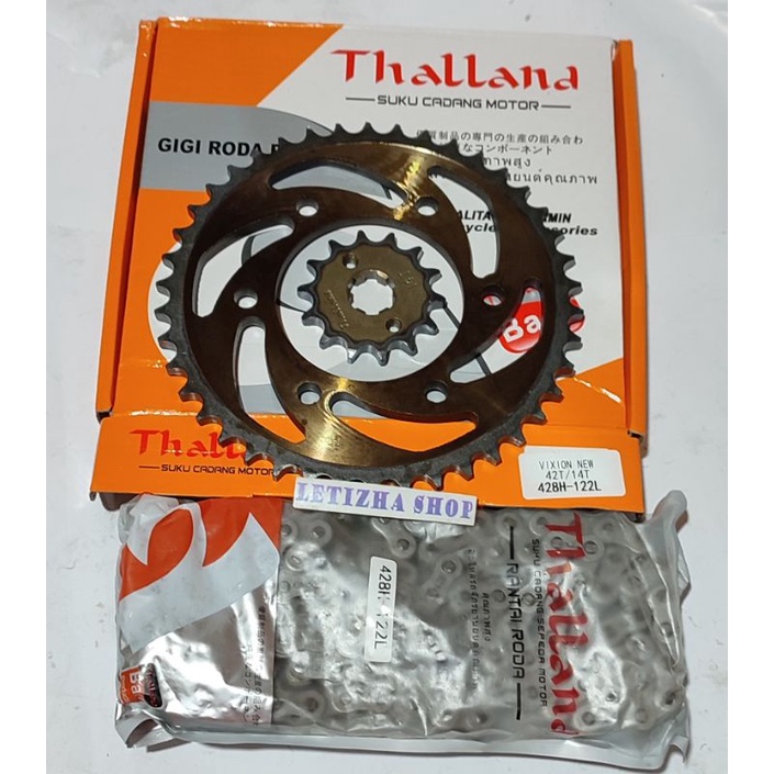 GIR GEAR SET VIXION NEW GEAR SET+RANTE YAMAHA VIXION NEW