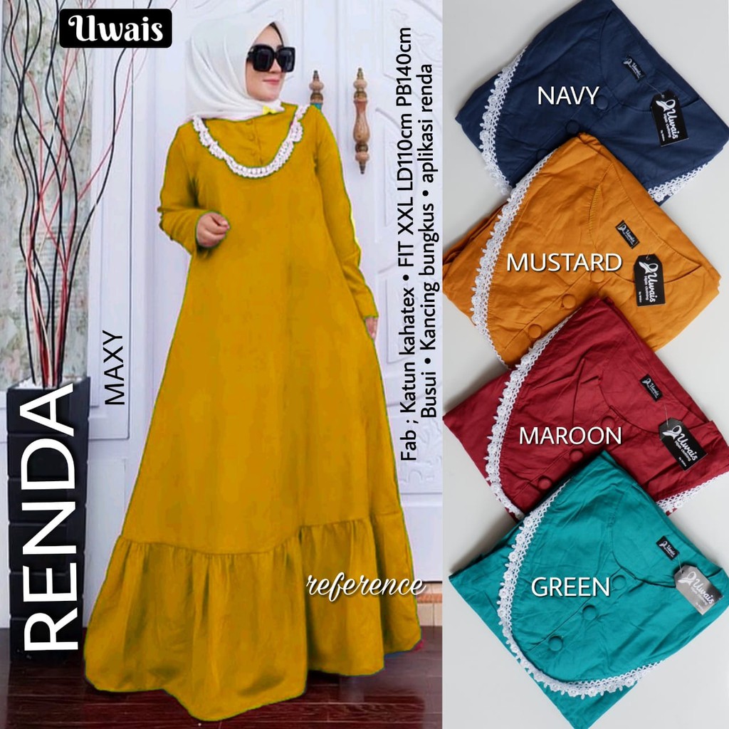 RENDA MAXY DRESS BY UWAIS