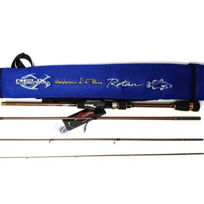 Kualitas Terbaik Joran rotan relix nusantara (travel rod) 2-6lbs STOK TERBATAS