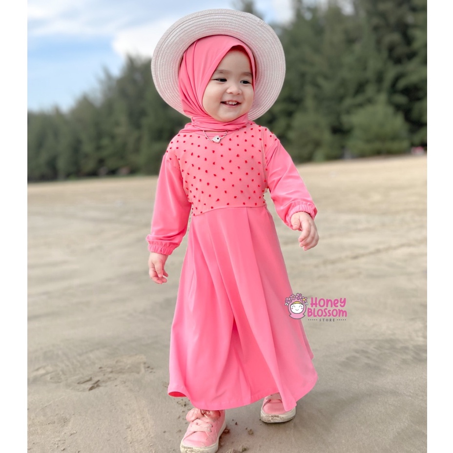 HONEYBLOSSOM gamis bayi perempuan / gamis bayi perempuan 6 12 bulan alesha / gamis bayi