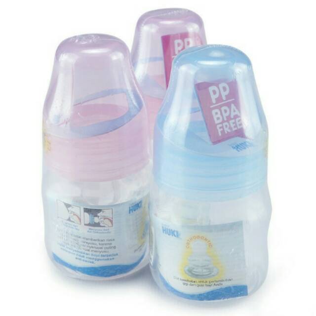 Huki Botol Susu Bayi Dot Gepeng 60ml