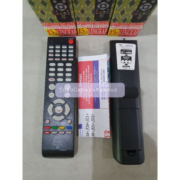 Remot Remote TV Multi /Remote TV Joker 527 (3 Angka) Universal LCD/LED