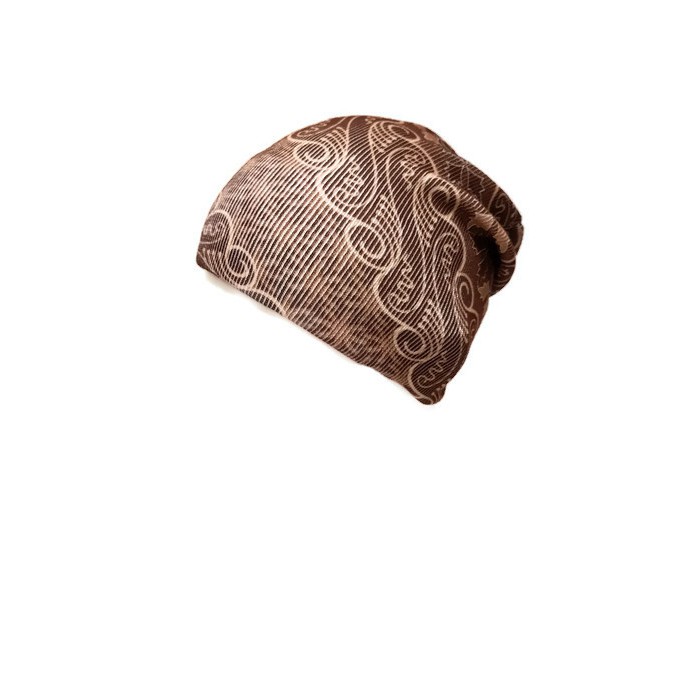 Kupluk beanie Rajut Motif Print Batik allsize Dewasa BEA-BATIK