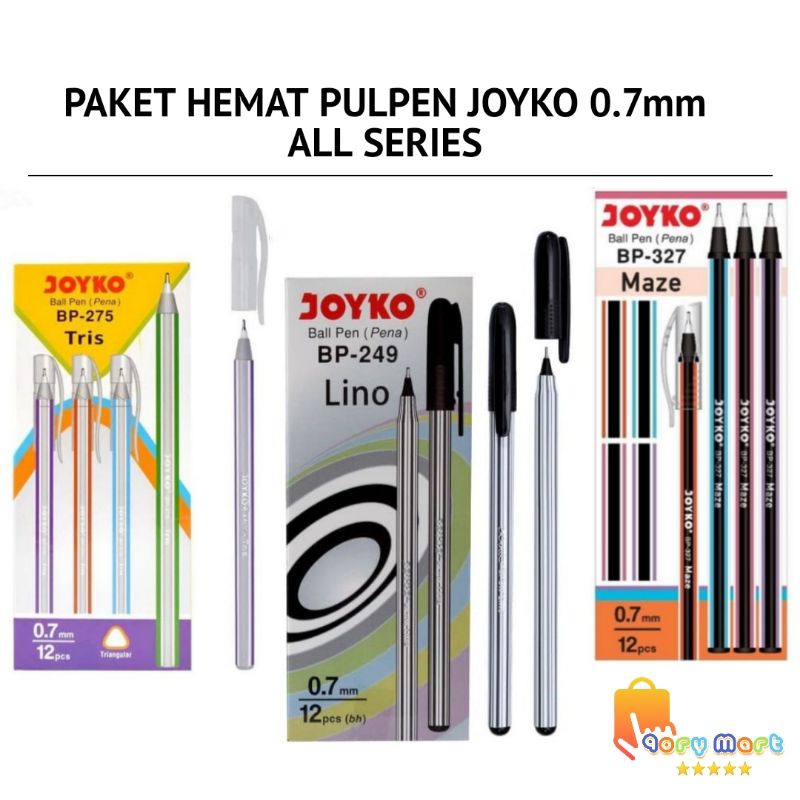 

JOYKO PULPEN 0.7mm All Series | BALL PEN JOYKO LINO