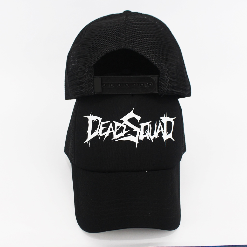 TOPI MUSIK UNDERGROUND - TOPI MUSIK DEADSQUAD 02 - SNAP BACK MUSIK - TOPI PRIA - SNAP BACK PRIA - TRUCKER PRIA - MUSIK JERUJI - HELLPRINT - SERINGAI