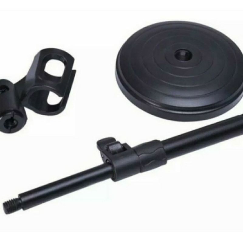 Stand Mic FAHRENHEIT A 203 Stand Microphone Meja Kaki Bulat